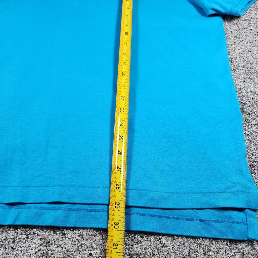 Polo Ralph Lauren Polo Shirt Mens XXL Blue Pima Soft Touch Flesh Pony Excellent